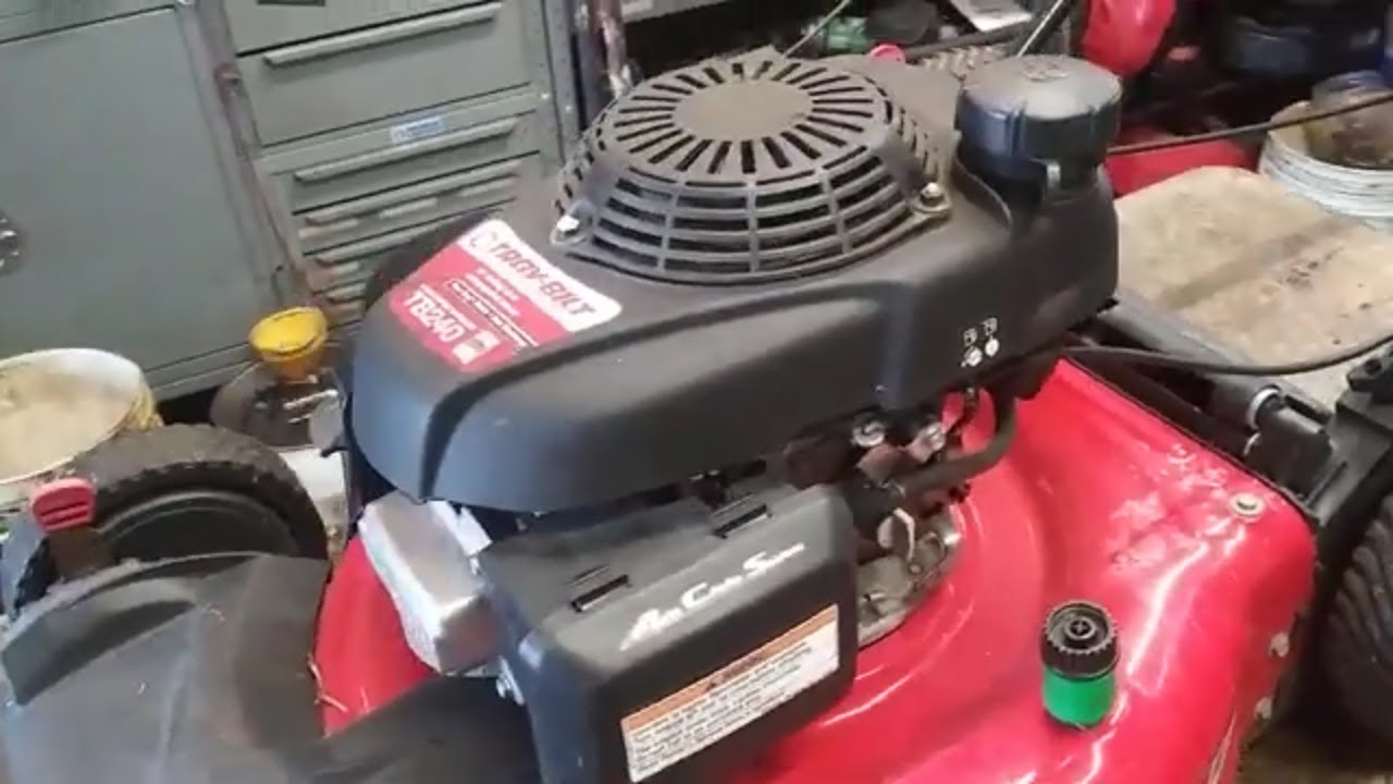 * Ремонт карбюратора газонокосилки Troy-bilt honda tb240 21 дюйм