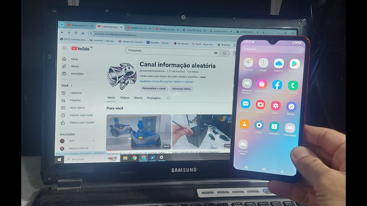 Desbloqueio conta google Samsung A10s A107 Android 11 binário 6 Atualizado 28/09/2024