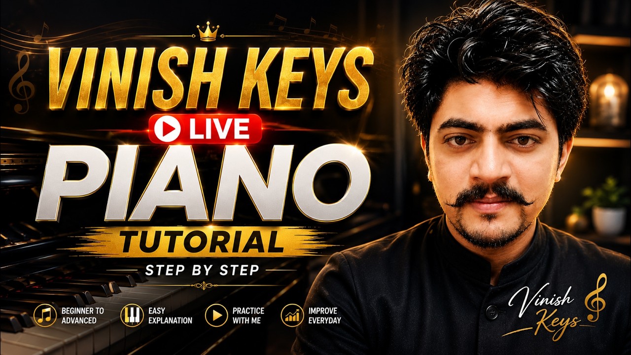 Vinish Keys LIVE Piano Tutorial  | Secret Formulas, Tricks & Tips for Beginners & Pros