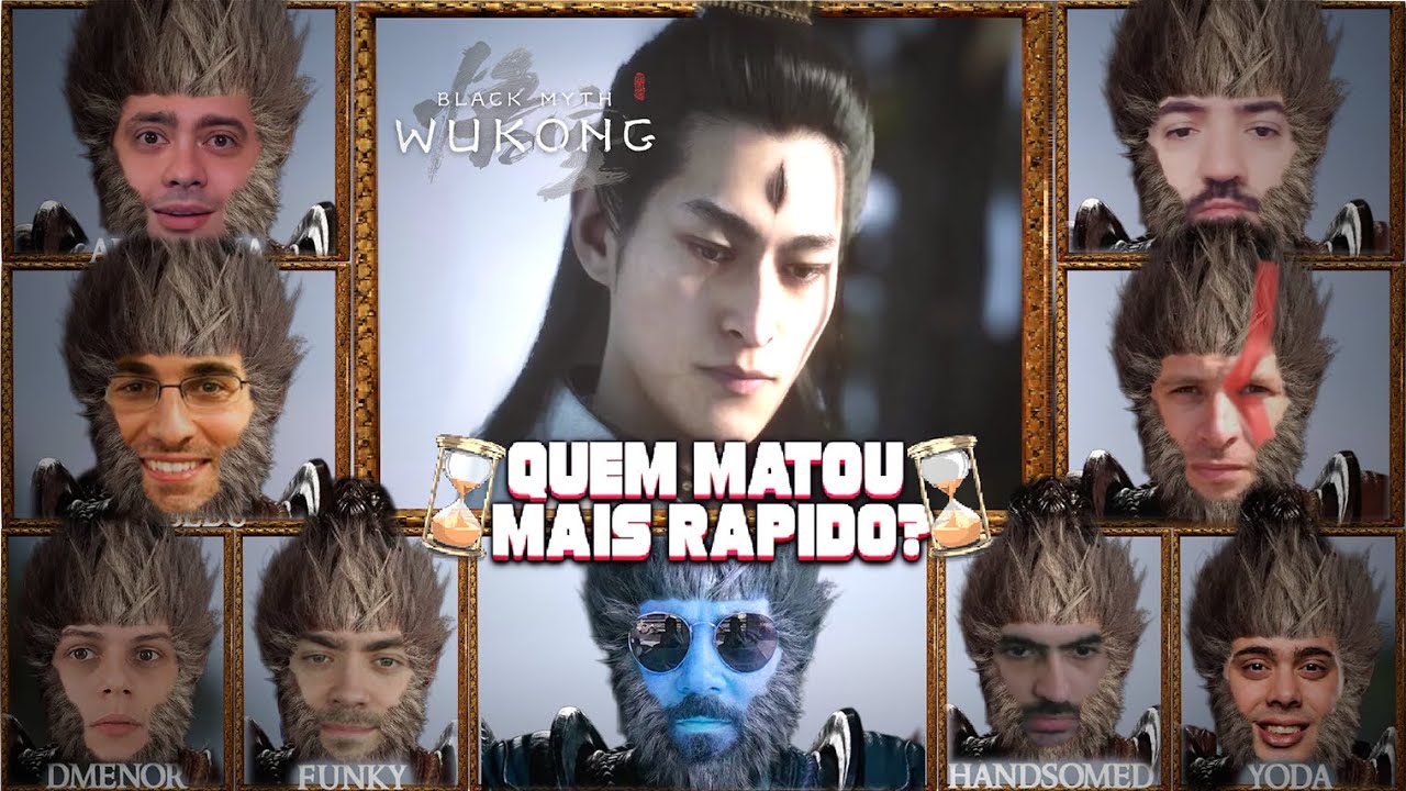 Streamers Vs Erlang Black Myth Wukong - Quem Matou Mais Rápido?  #wukong #blackmythwukong #blackmyth