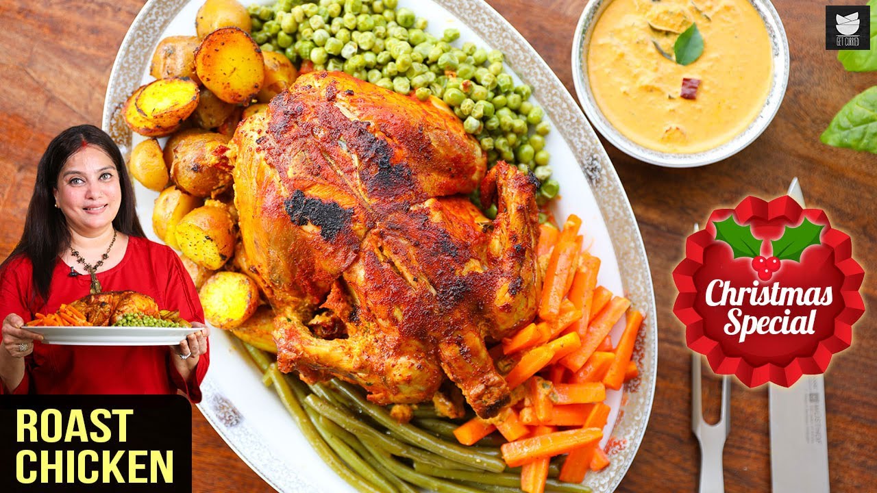 Roast Chicken | Indian Style Roast Chicken | Whole Roast Chicken |  Chicken Recipe by Chef Smita Deo