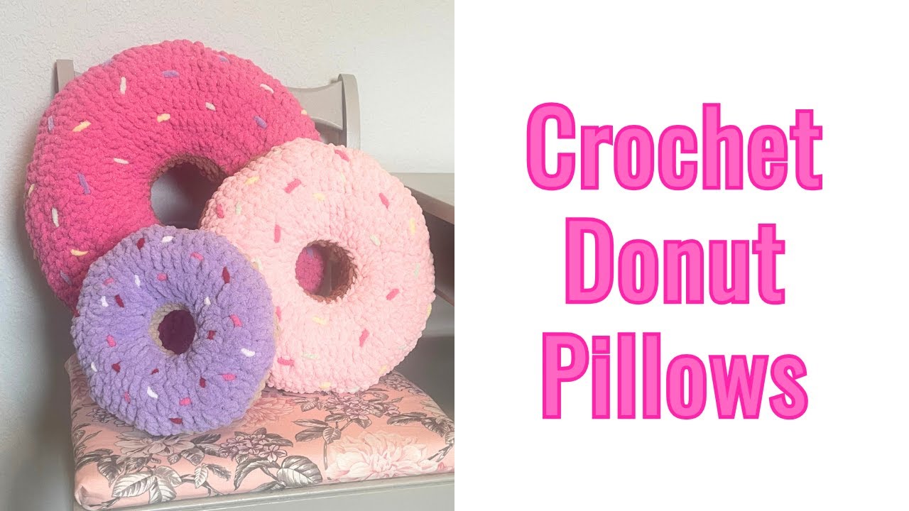 CROCHET DONUTS | Crochet for Beginners, amigurumi donut, crochet food step by step