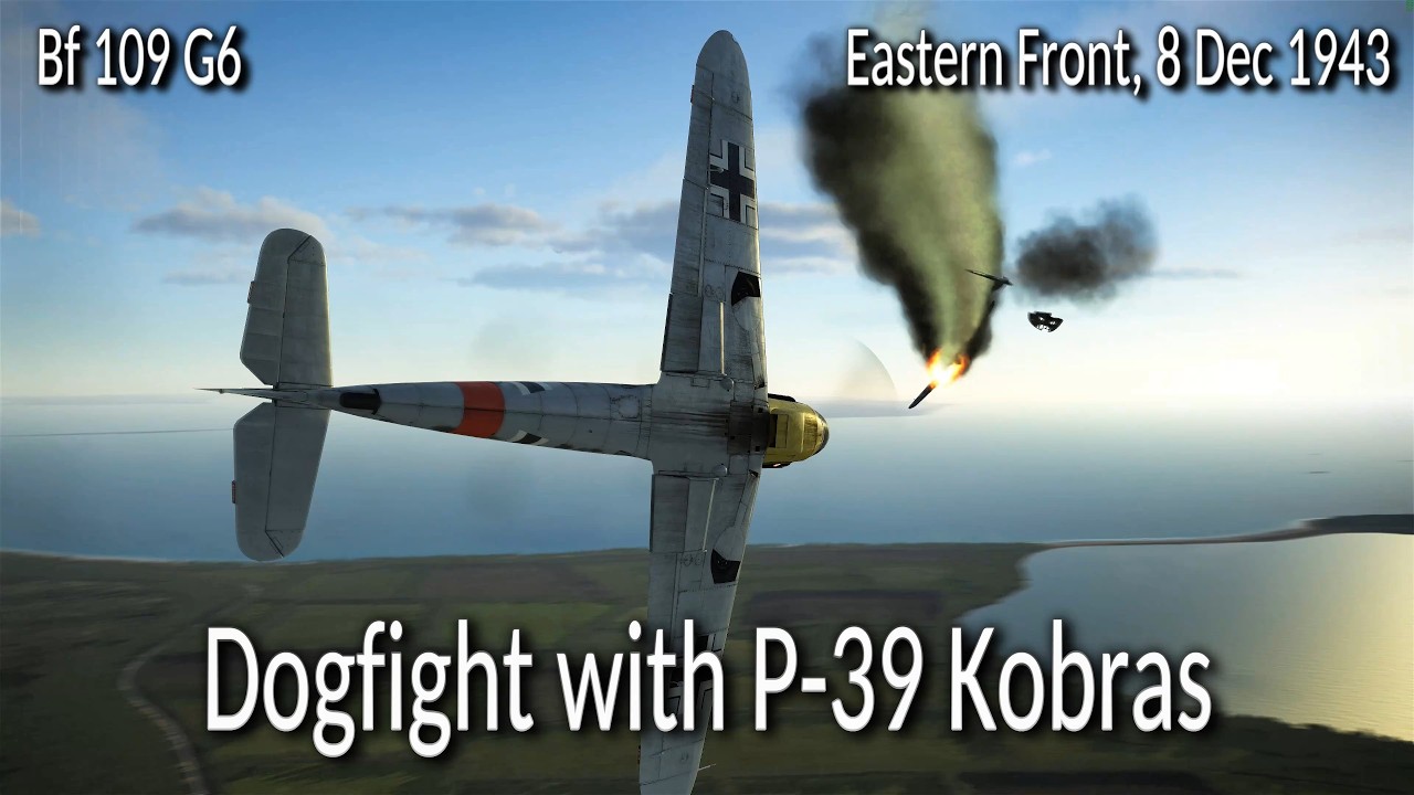 Bf 109 G6 vs. P-39 Kobra: Dogfight on the Eastern Front, Kuban | Cinematic WW2 Air Combat Missions