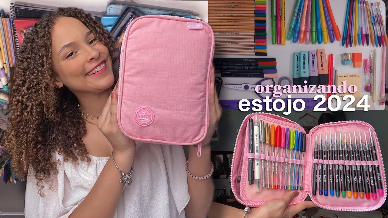 ORGANIZANDO O MEU ESTOJO 2024 📚🎒