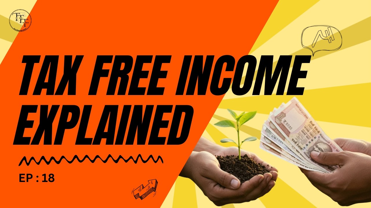Income Tax Exemptions & Investments Explained | What Income Is Not Taxable? | Ep 18 | TNC Sridhar