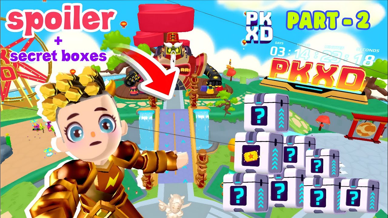 🧧Часть 2. Местонахождение новых секретных коробок на Луне PK XD + 🏮ВНИМАНИЕ: СПОЙЛЕРЫ #pkxd #000