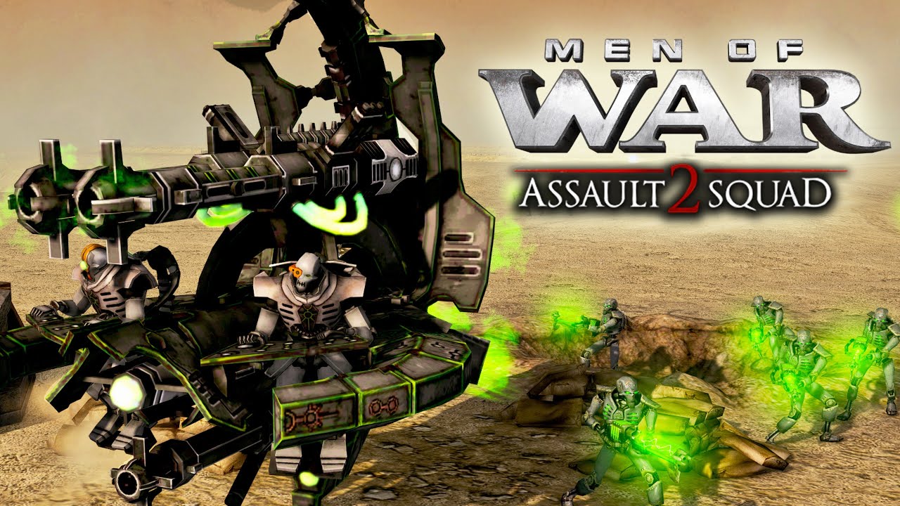 NECRONS vs ELDAR - Warhammer 40k Mod | Men of War: Assault Squad 2 (4K)