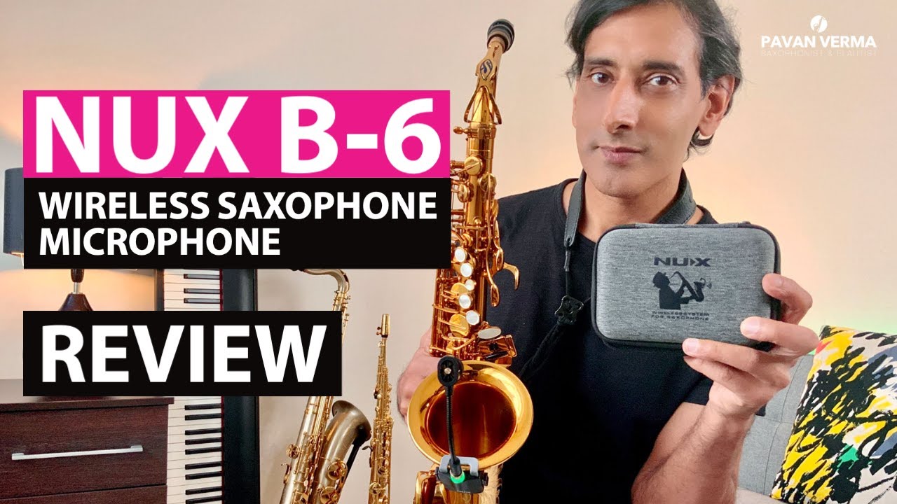 NUX B-6  Wireless Saxophone Microphone (Review)