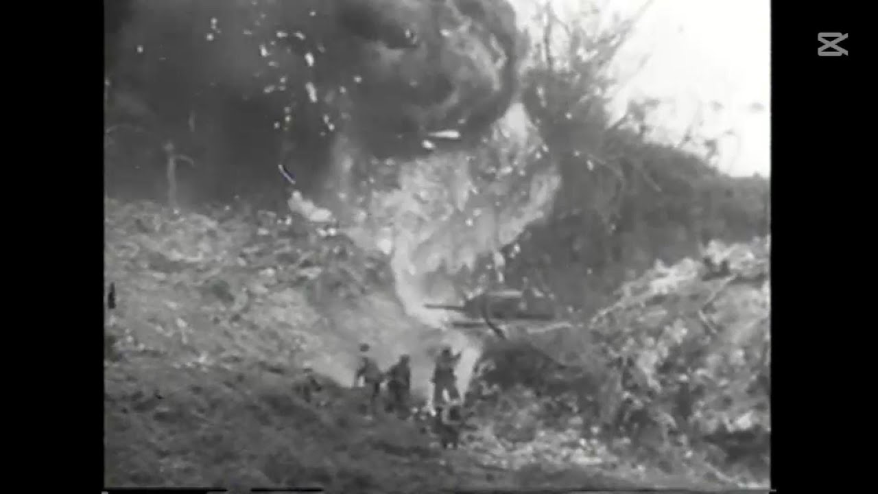 Real Combat Footage US Marines Battle of Okinawa 1945