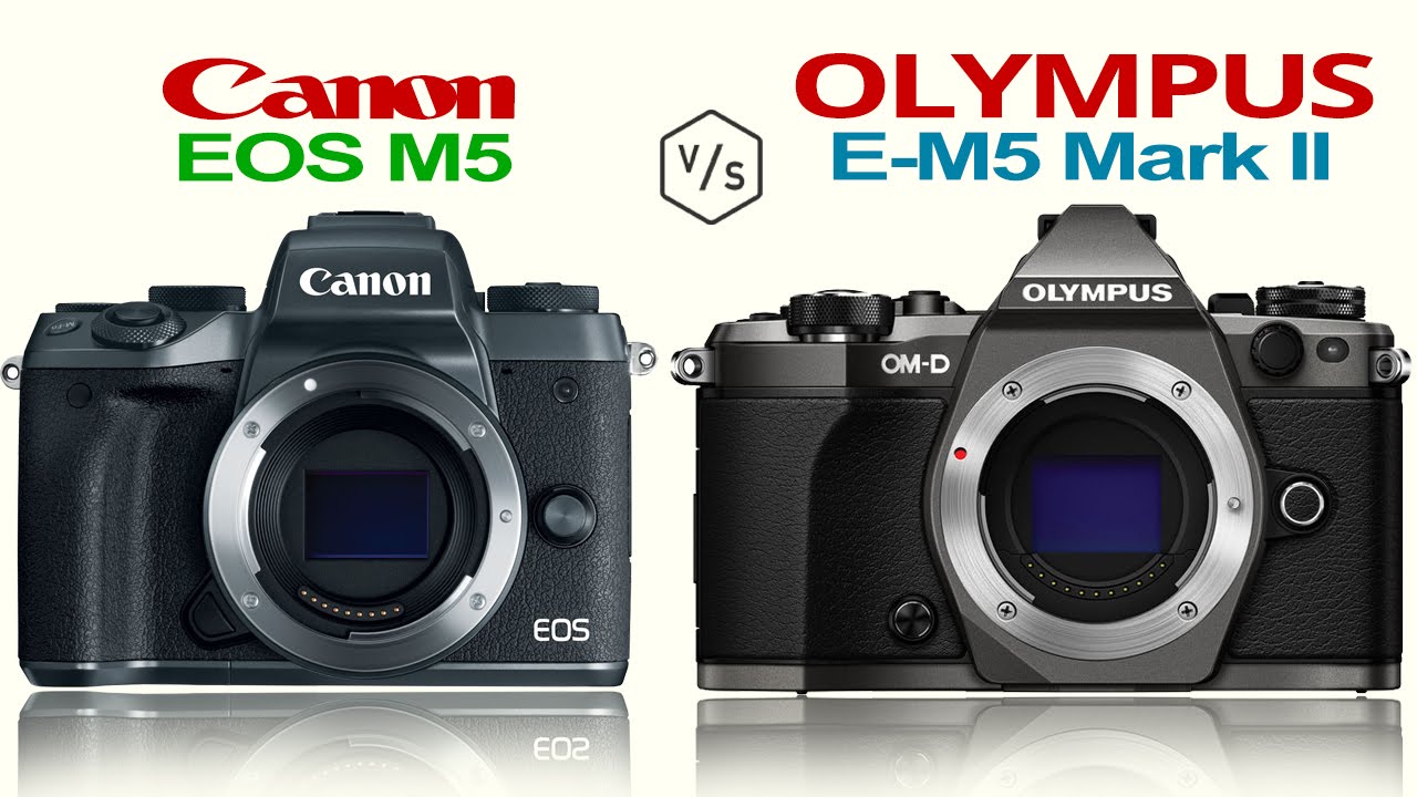 Canon EOS M5 vs Olympus OMD E-M5 Mark II