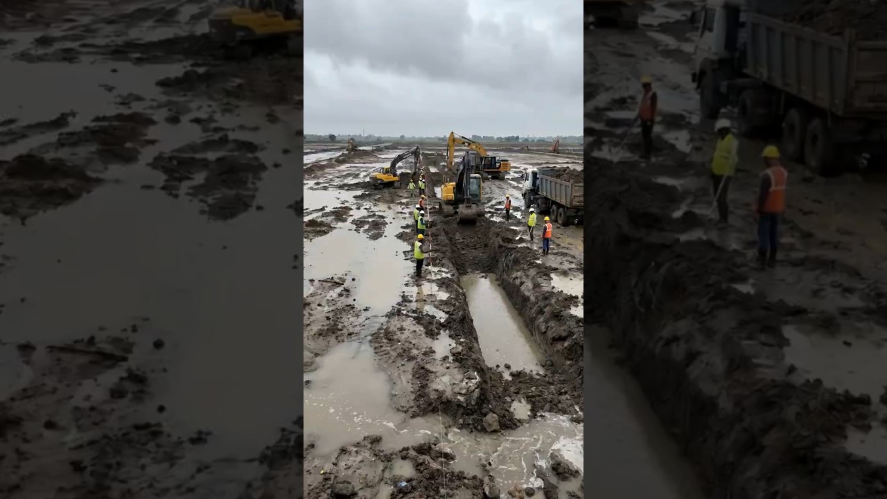 Amaravati &ndash; 1,600,00,00,000 Rs Stormwater Drainage Network | Smart Capital #amaravati #viral #news