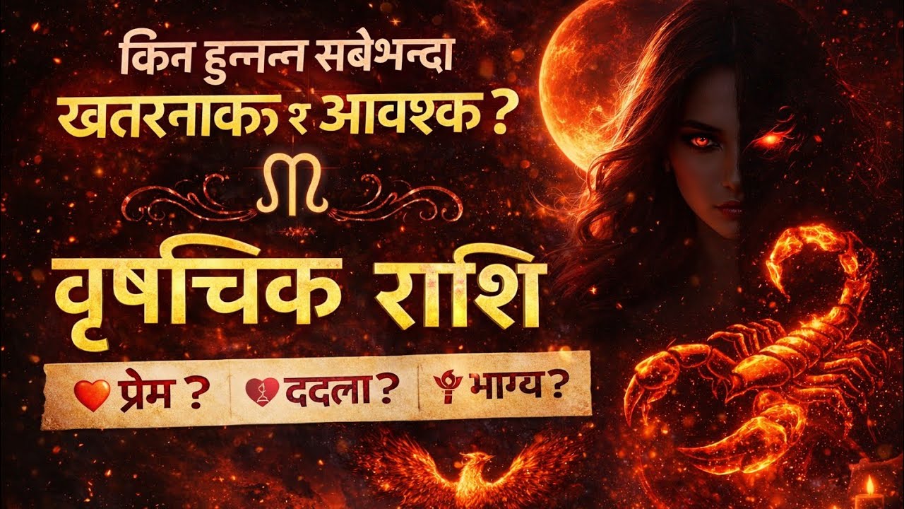 वृश्चिक राशि ♏ किन हुन्छन् सबैभन्दा खतरनाक र आकर्षक? प्रेम, बदला र भाग्यको पूरा रहस्य!