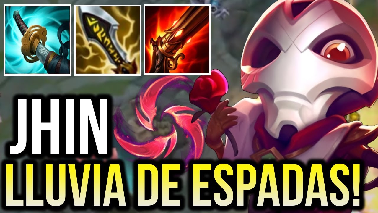 ¡JHIN LLUVIA DE ESPADAS + CRITICO ES LA MEJOR BUILD PARA EL VIRTUOSO ESTA TEMPORADA! Jhin ADC Guia