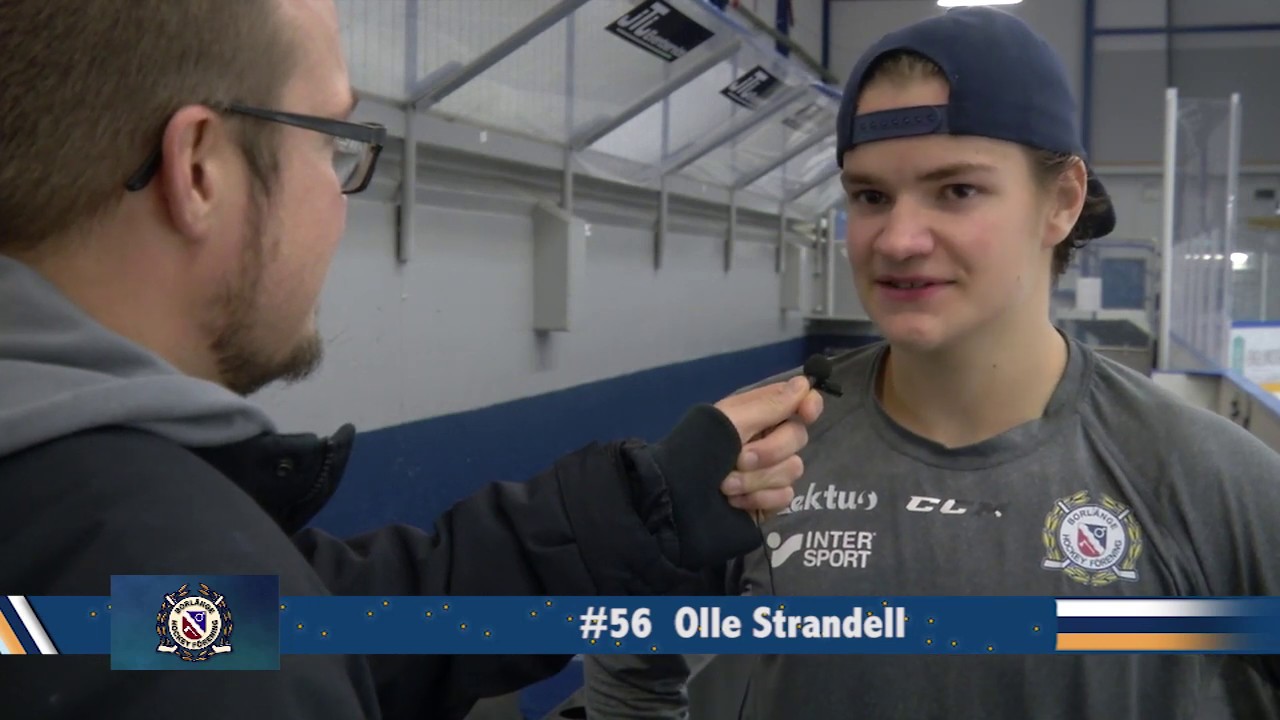 #56 Olle Strandell efter Borlänge HF-Köping i ATG Hockeyettan