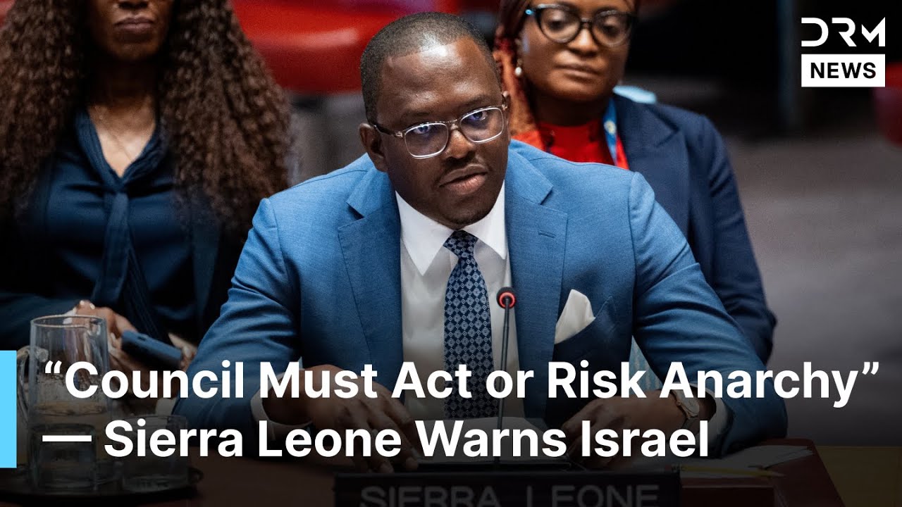FULL REMARKS: Sierra Leone Accuses Israel of War Crimes: “Targeting Civilians and Mediators” | AQ1B