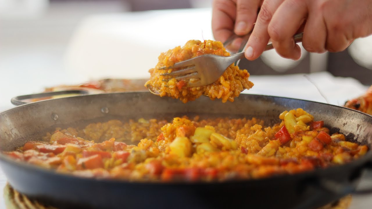 C&oacute;mo hacer PAELLA de pollo y verduras