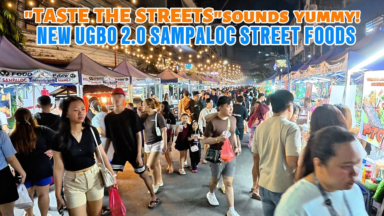 [4K]SAMPALOC Walking Tour|New UGBO 2.0 STREET FOODS MANILA CITY PHILIPPINES🇵🇭Walking Tour 2026