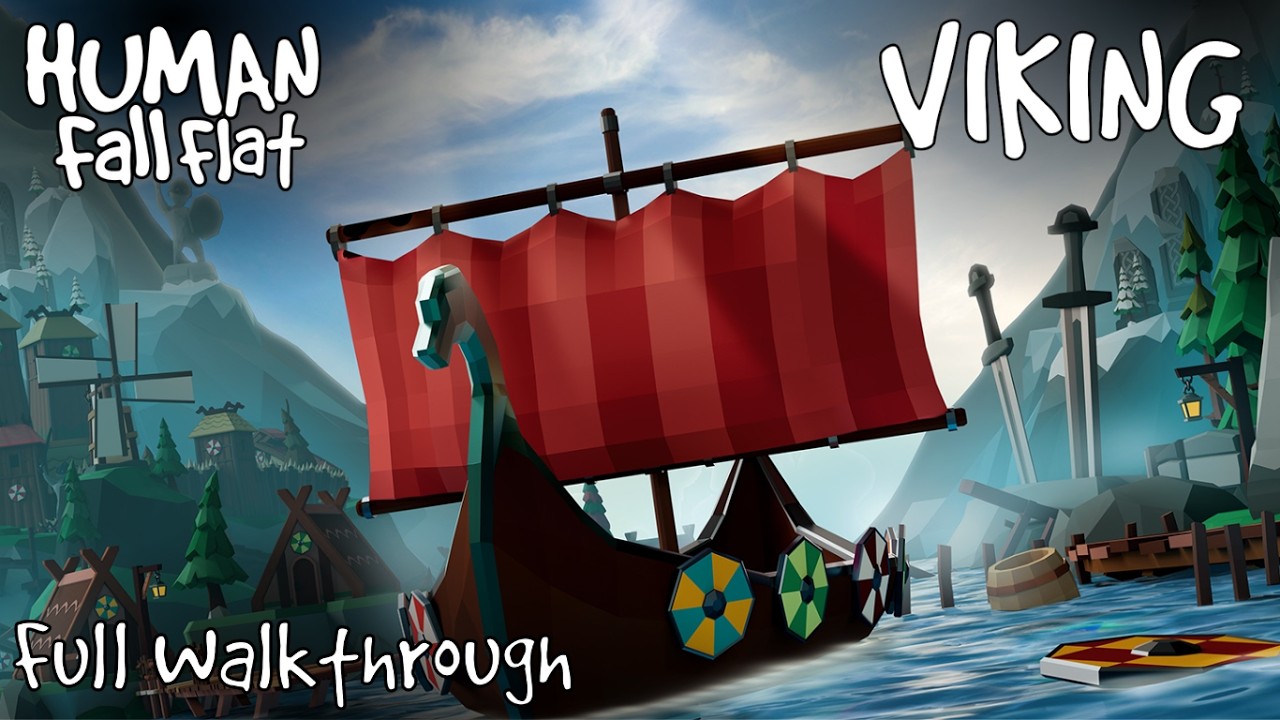Human Fall Flat - VIKING - Full WalkThrough
