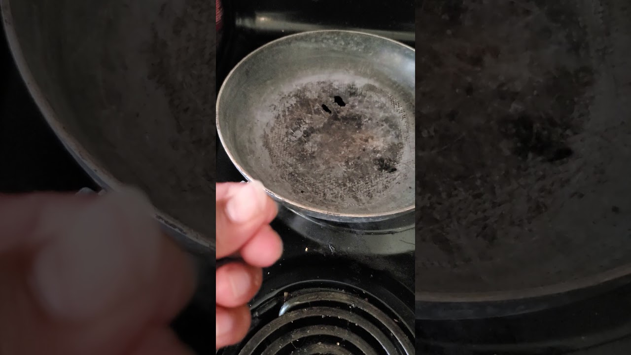 White residue on pan after boiling water