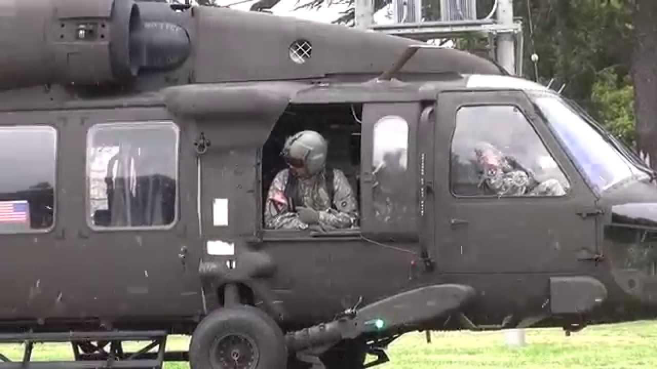 Sikorosky UH-60　BlackHawk TakeOff　【60fps】　キャンプ座間