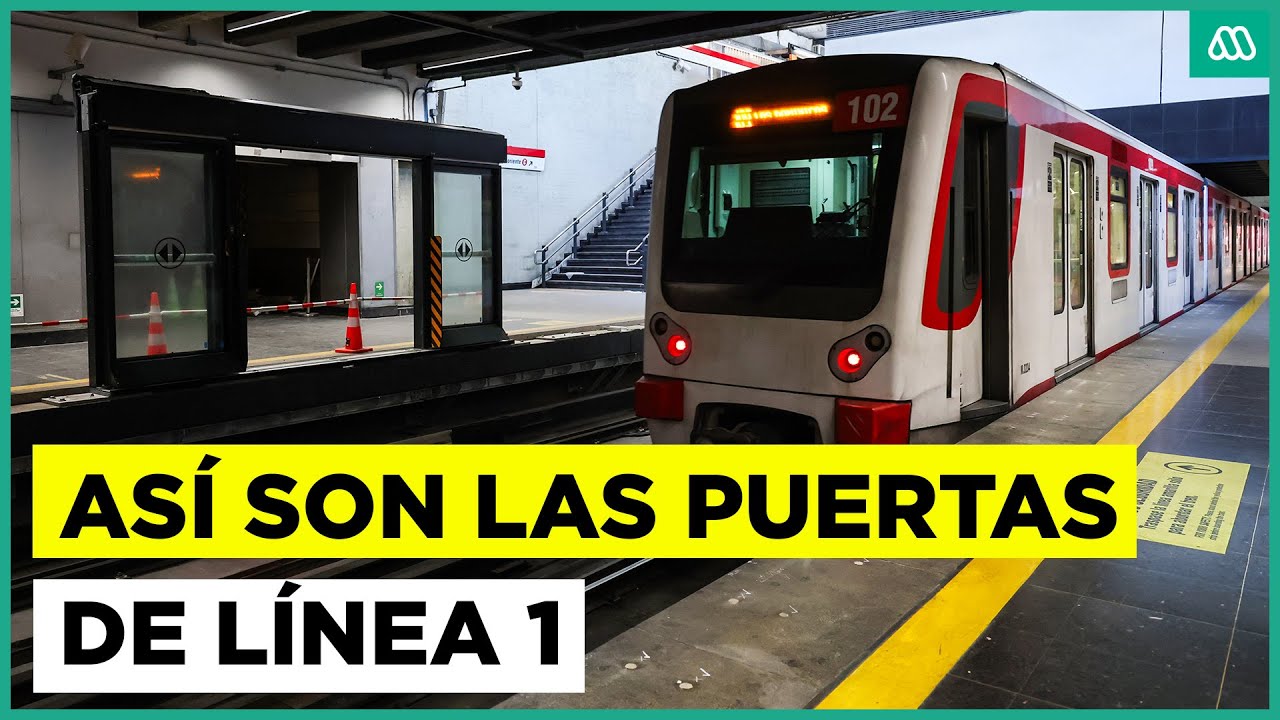 Así serán las puertas de seguridad en la línea 1 del metro