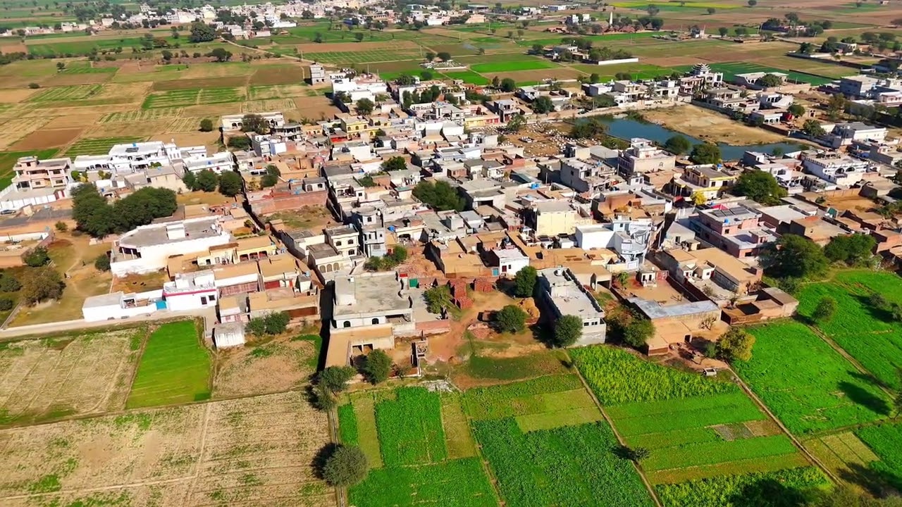 Umar Chak Village Drone Video | Wela Gujjar