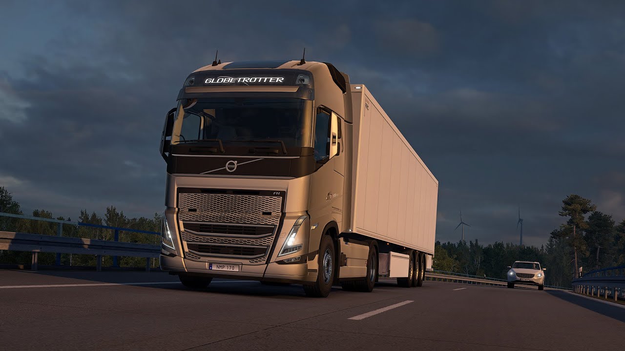 EURO TRUCK COM MUITA CHUVA😱AO VIVO🔴