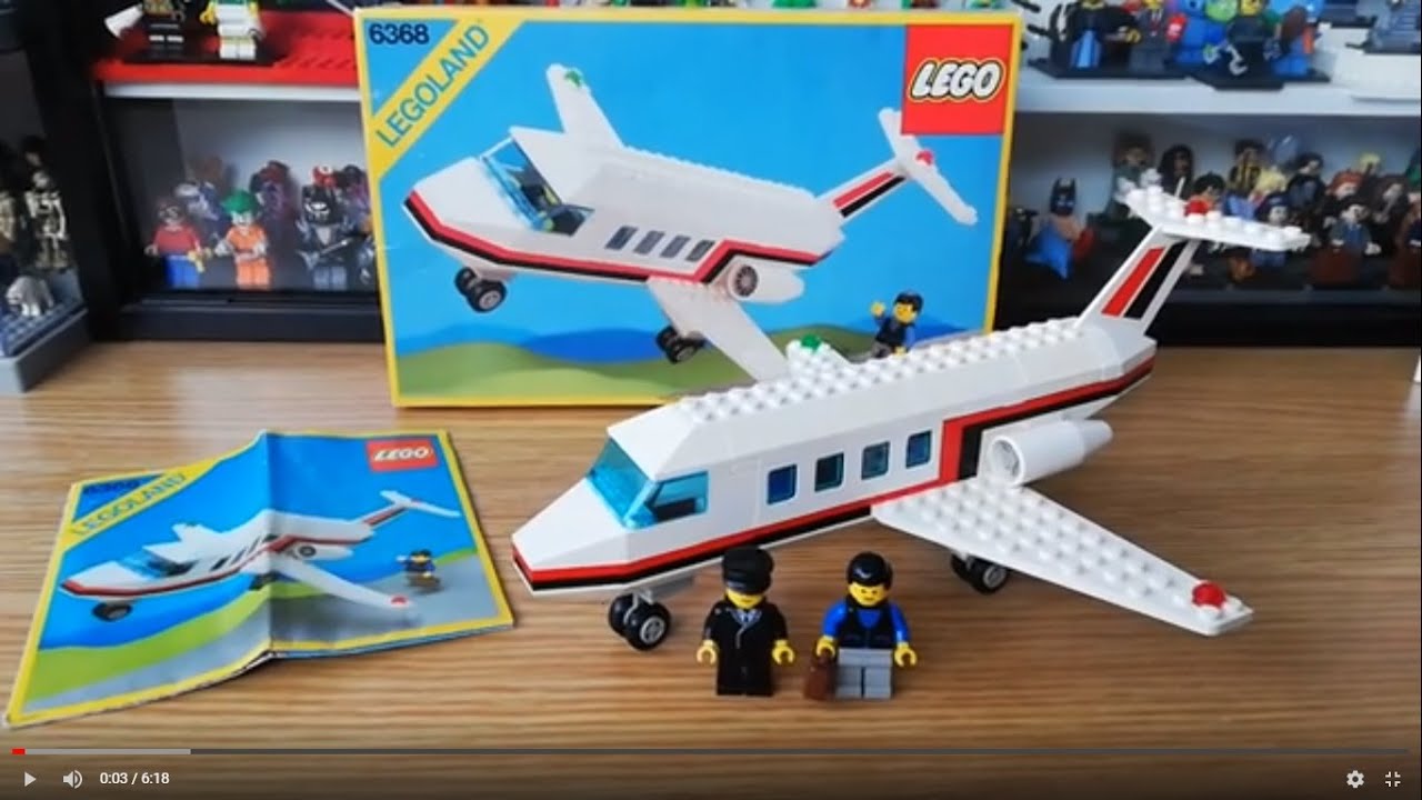 LEGO 6368 Vintage Commuter Jet from 1985!