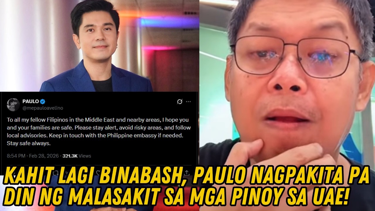 PAULO AVELINO NAGBIGAY PAALALA SA MGA PINOY SA MIDDLE EAST! SIR EJ SALUT INIS DIN SA KIMPAU BASHER!