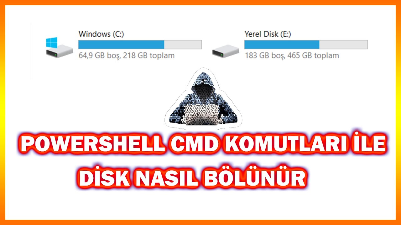 Windows 7-8-10-11 DİSK HDSD-SSD Komutlar ile Nasıl Bölünür | Yedek DİSK Nasıl Oluşturulur | 4 Farklı