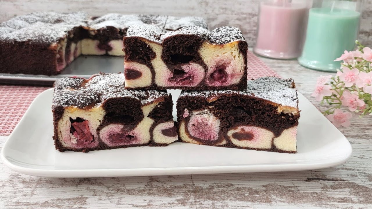 Я даже делаю этот сочный шоколадный торт без ручного миксера! Быстро и вкусно!