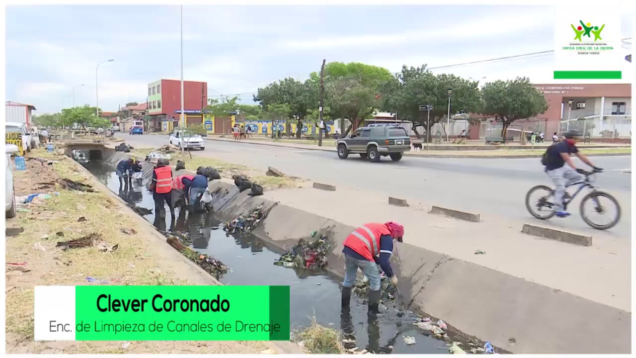 Limpieza de canales de drenaje