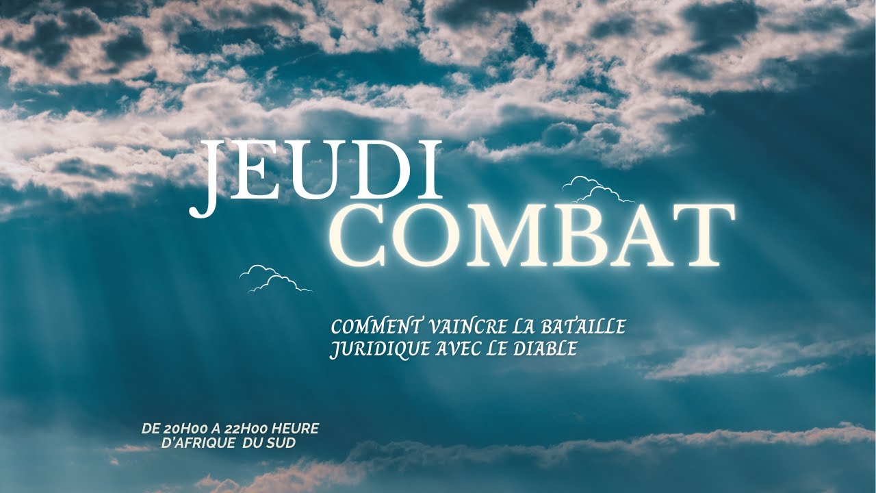 JEUDI COMBAT: COMMENT VAINCRE LE BATILLE JURIDIQUE AVEC LE DIABLE