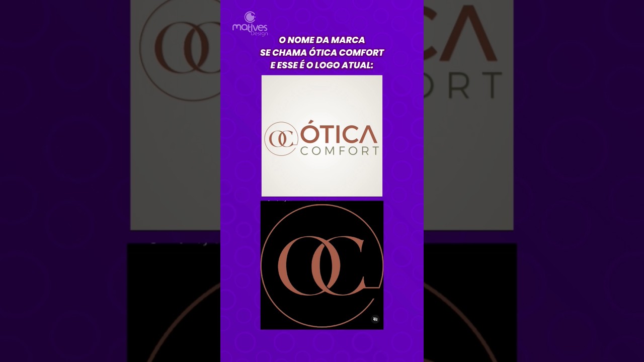 Gostou? entre em contato conosco 😁💜#oticacomfort #Alagoinhas #IdentidadeVisual #designergrafico