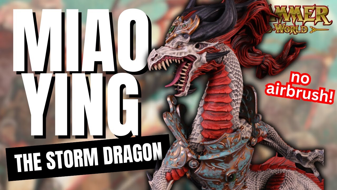 Miao Ying, the Storm Dragon for Grand Cathay- no airbrush!