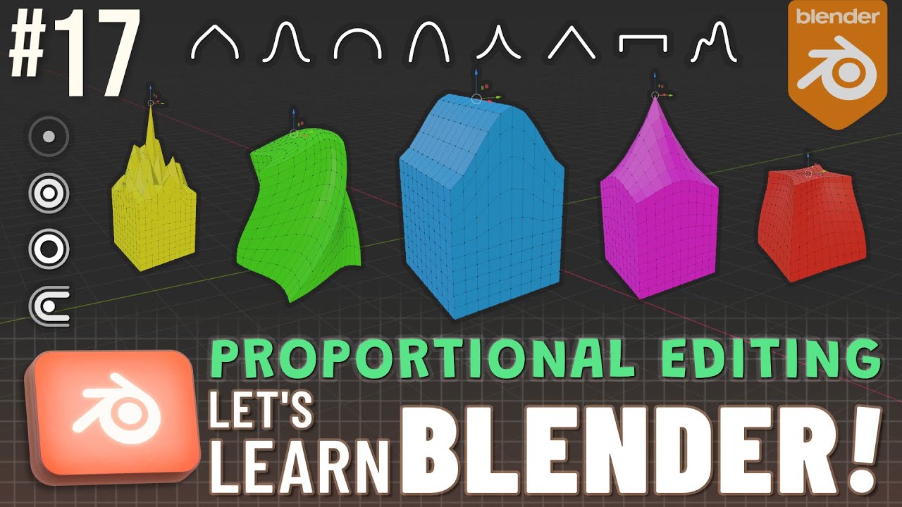 Давайте изучим Blender!: Пропорциональное редактирование!