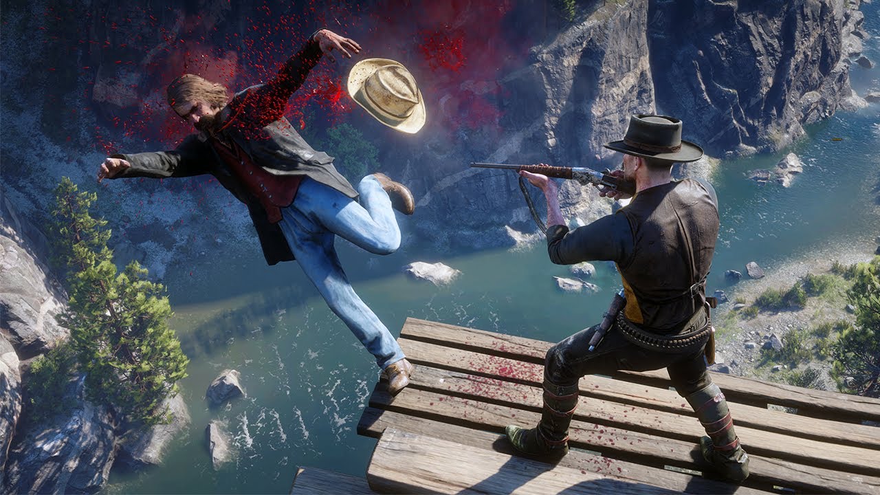 Red Dead Redemption 2 4K 60FPS &mdash; Смешные и жестокие моменты, том 142 (Euphoria Ragdolls)