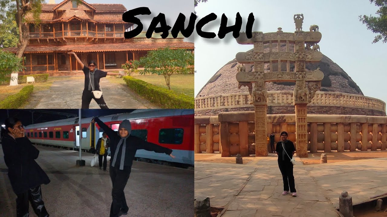 Trip to sanchi(MP)🤎 #minivlog #sanchi #madhyapradesh #travelvlog #trevelling #vlog #sanchistupa 
