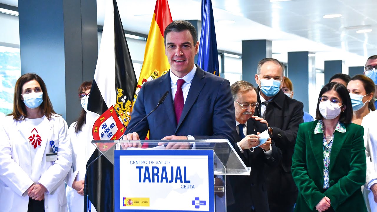 Sánchez toma la obra del centro de salud del Tarajal como bandera de la sanidad pública