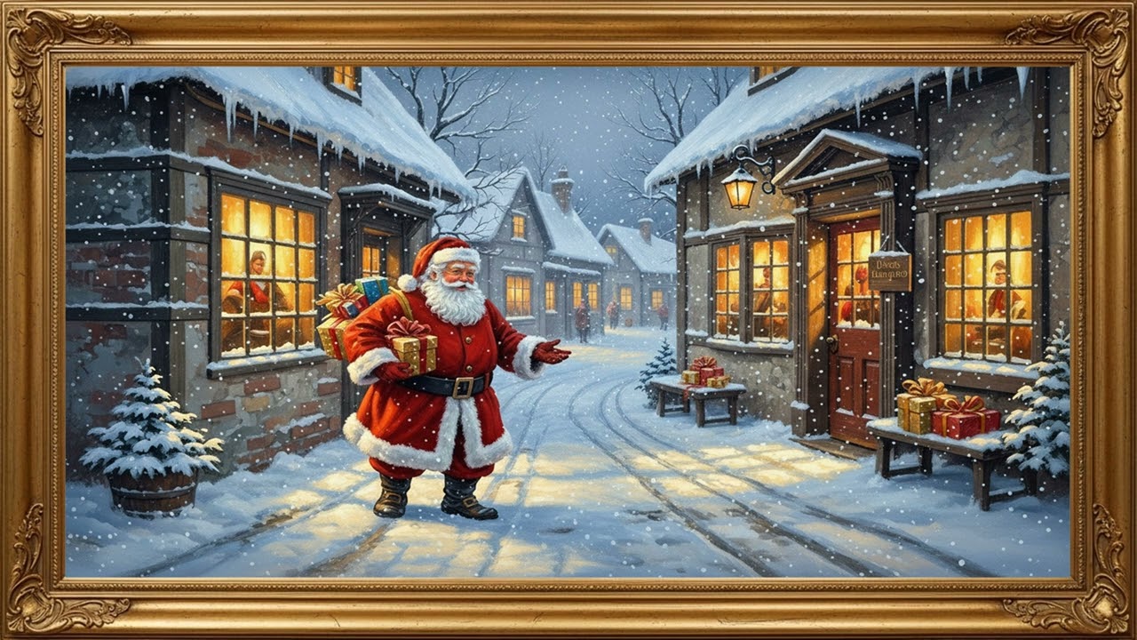 Calm Holiday Art Gallery | Cozy Winter Frame TV Display in 4K (2 Hours)