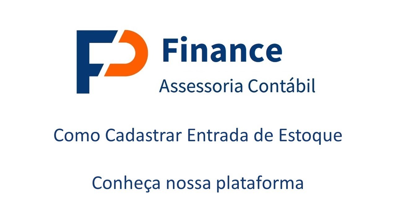 Como Cadastrar Entrada de Estoque