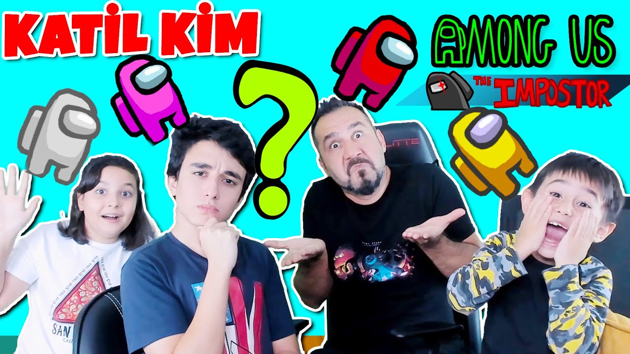 AMONG US: KATİL KİM?😁 ARAMIZDA DOLAŞIYOR! | 6 KİŞİ AMONG US OYNUYORUZ!👍