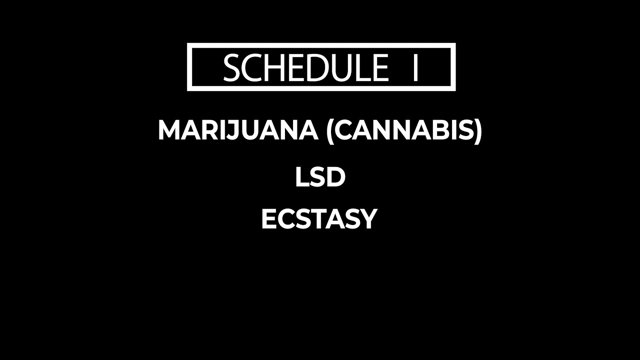 Federal Controlled Substance Schedules