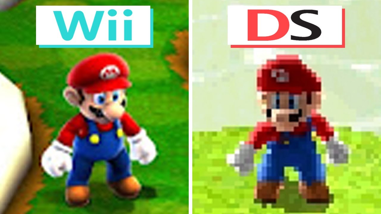 Super Mario Galaxy (2007) Wii vs NDS | Graphics Comparison