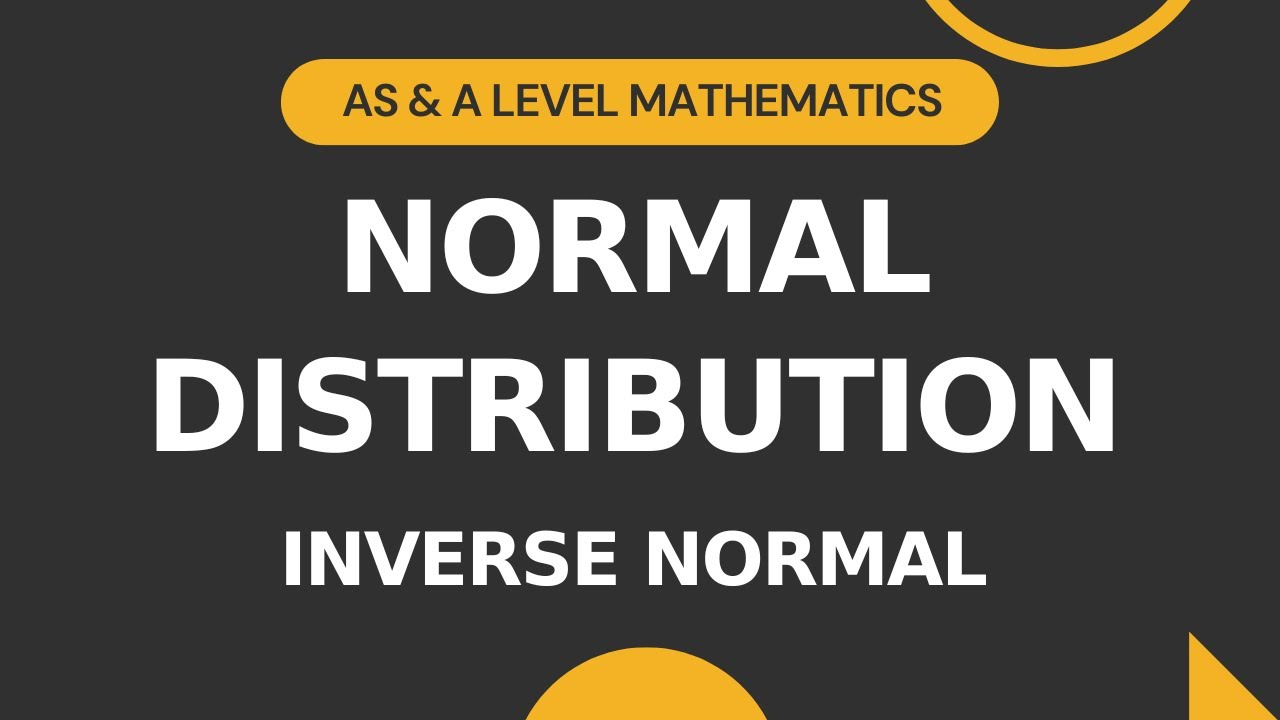 Normal Distribution Part 3 | Inverse Normal | AS & A level Math 9709 | S1 Crash Course | 20230310