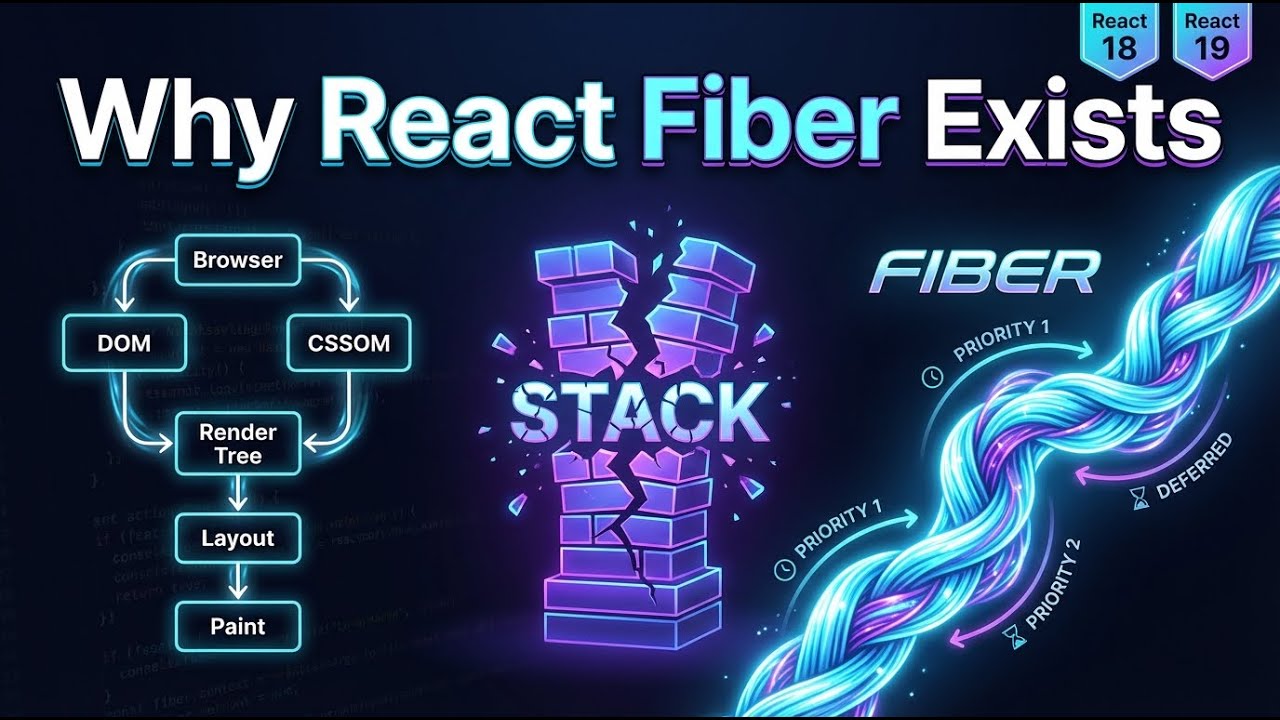 From Browser Rendering to React Fiber: The Full React Performance Journey