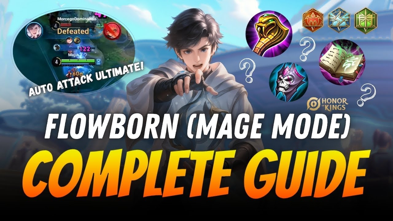 Flowborn Mage Mode! - Penjelasan Lengkap Skill, Build & Tips Pake Flowborn Mage HOK | Honor Of Kings