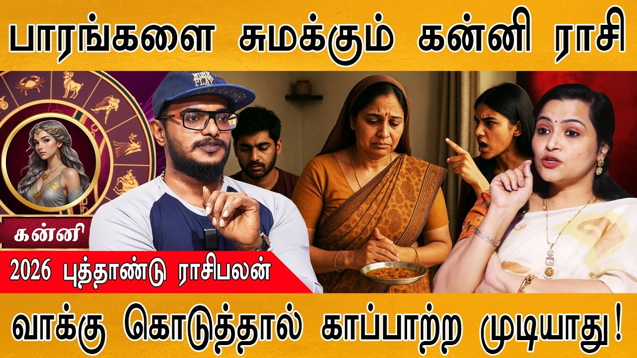 பாரங்களை சுமக்கும் கன்னி ராசி | வாக்கு கொடுத்தால் காப்பாற்ற முடியாது! | Kanni | Rasi Palan 2026