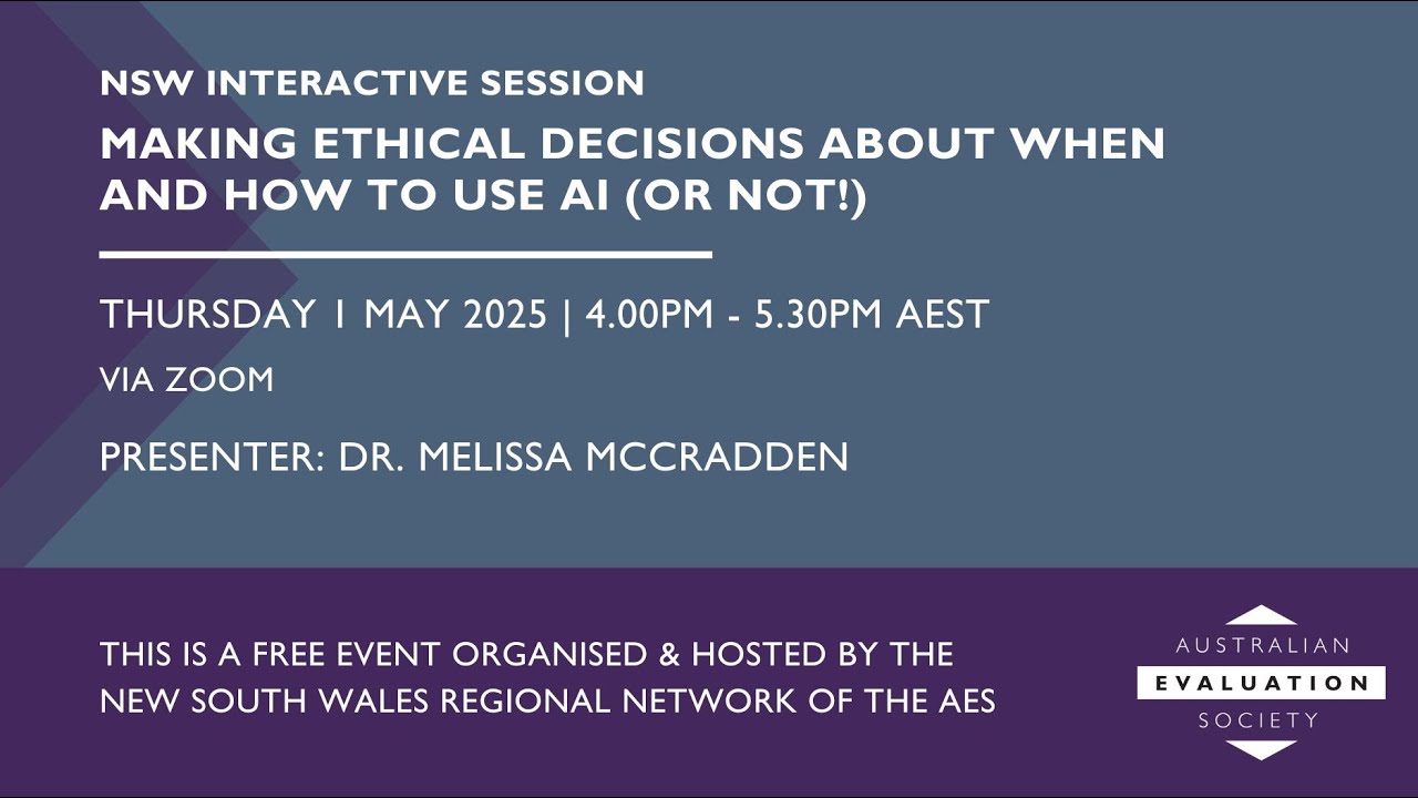 Making ethical decisions about when and how to use AI (or not!)
