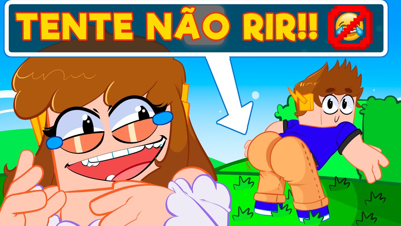 DESAFIO TENTE NÃO RIR NO MINECRAFT 🤣